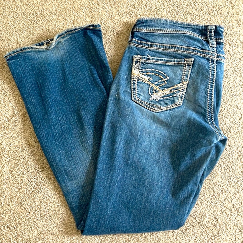Silver jeans